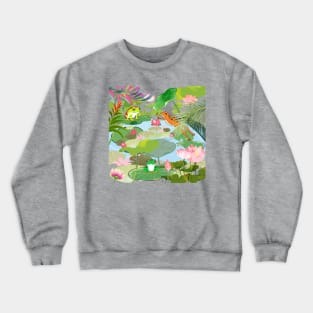 tropical frog Crewneck Sweatshirt